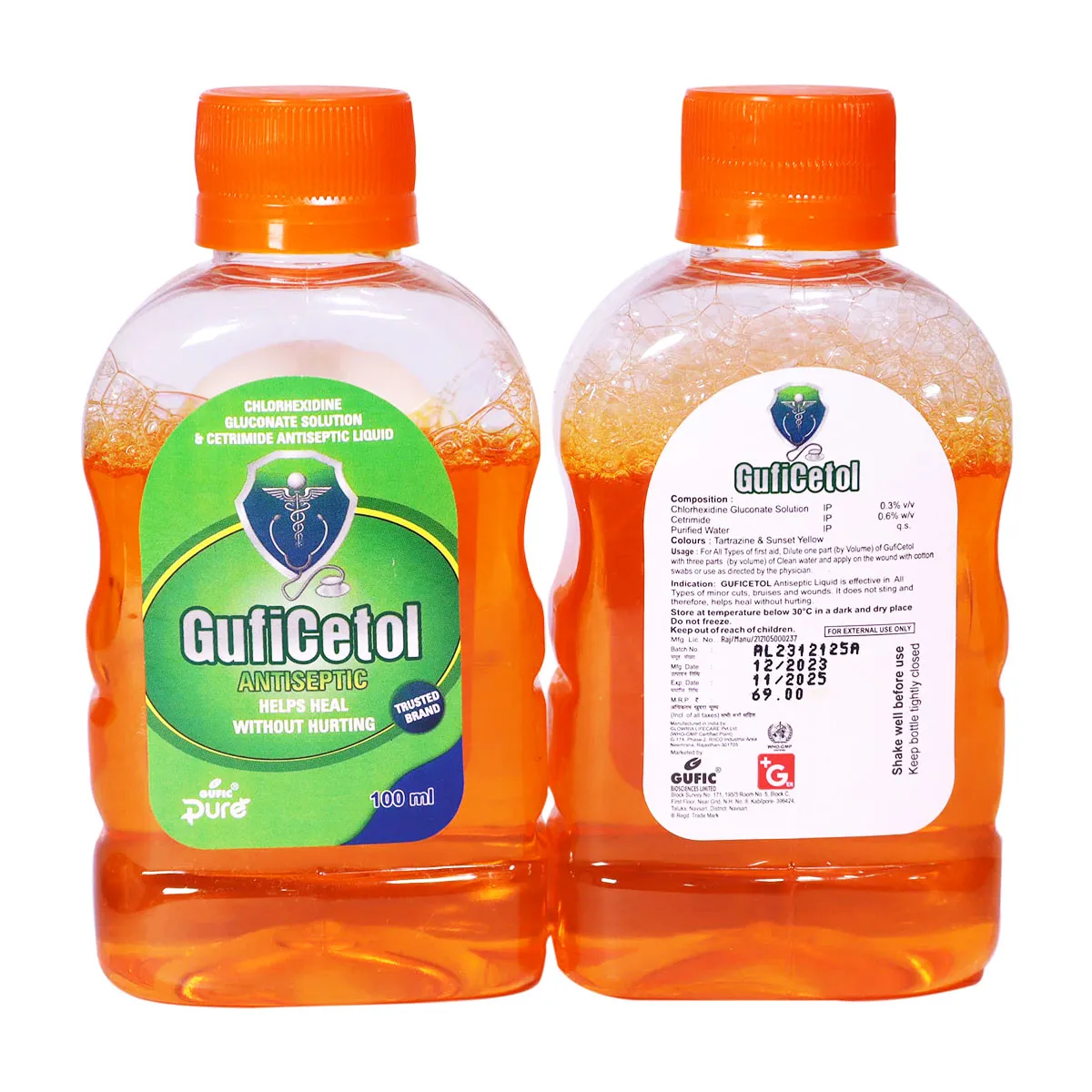 Gufic Pure Guficetol Antiseptic Liquid — Teethment catalog guide