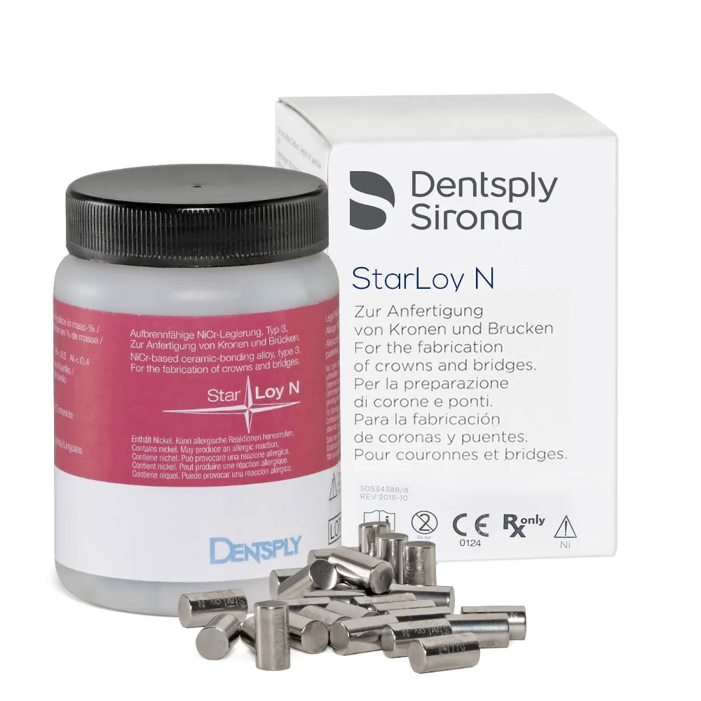Dentsply StarLoy N Dental Alloy Metal — Teethment catalog guide