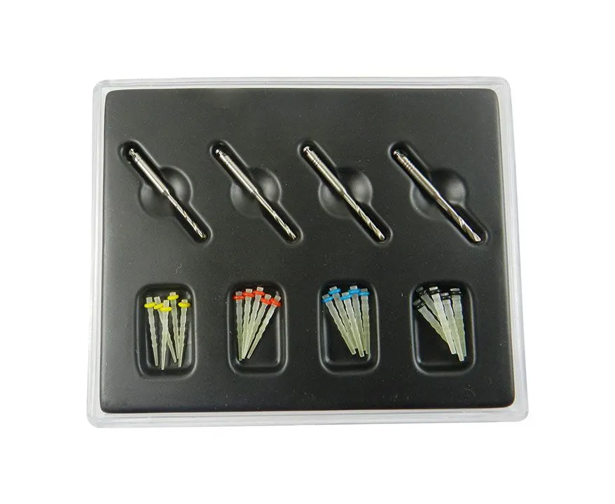 Fiber Post With 4 Drills ( Pack of 20 Posts ) — Teethment catalog guide